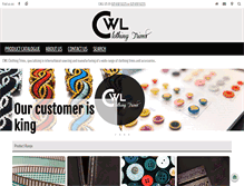 Tablet Screenshot of cwlclothingtrims.co.za